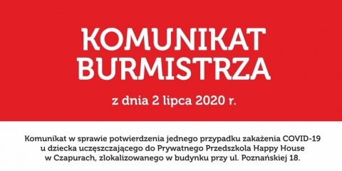 Komunikat Burmistrza 
