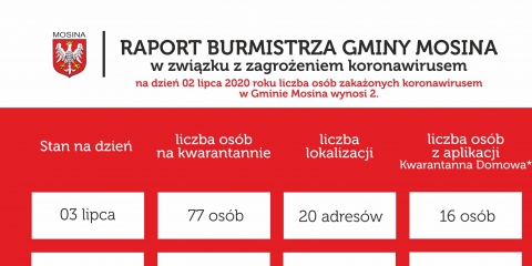 Raport Burmistrza Gminy Mosina