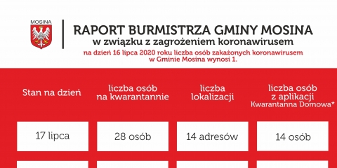 Raport Burmistrza Gminy Mosina