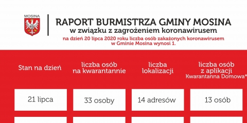 Raport Burmistrza Gminy Mosina