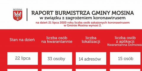 Raport Burmistrza Gminy Mosina