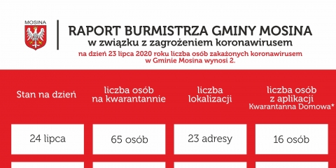 Raport Burmistrza Gminy Mosina