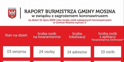 Raport Burmistrza Gminy Mosina
