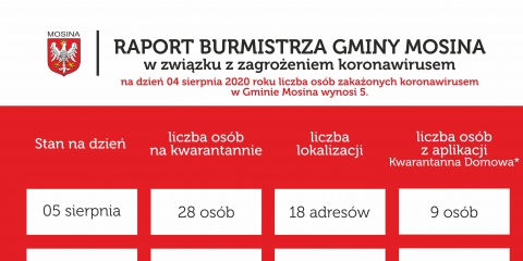 Raport Burmistrza Gminy Mosina