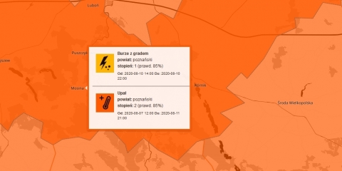 Uwaga! Możliwe burze z gradem