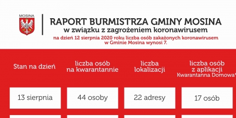 Raport Burmistrza Gminy Mosina