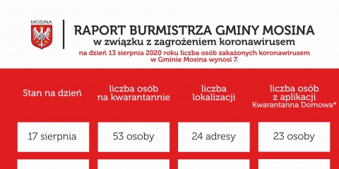 Raport Burmistrza Gminy Mosina