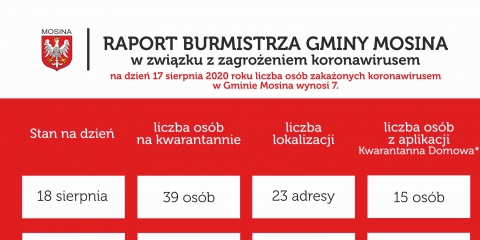 Raport Burmistrza Gminy Mosina