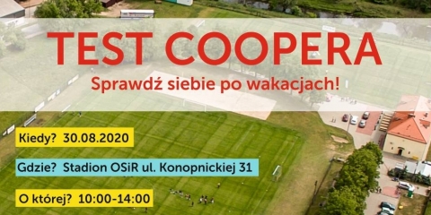 ”Test Coopera – Sprawdź siebie po wakacjach”