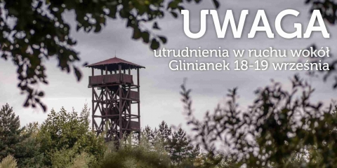 Utrudnienia w ruchu - Glinianki