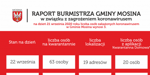 Raport Burmistrza Gminy Mosina