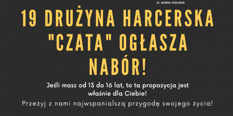 Nabór do drużyny harcerskiej