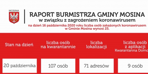 Raport Burmistrza Gminy Mosina
