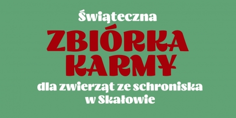 Zbiórka karmy dla zwierząt