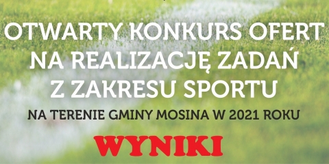 Rozstrzygnięcie otwartego konkursu projektów