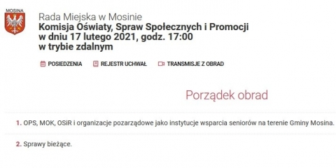 OPS, MOK, OSIR i NGO jako instytucje wsparcia seniorów