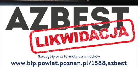 Likwidacja wyrobów zawierających azbest w roku 2021