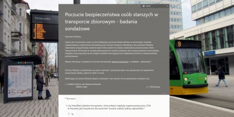 Poczucie bezpieczeństwa osób starszych w transporcie zbiorowym