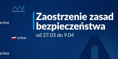 Od 27 marca zmiany w zasadach bezpieczeństwa