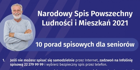 Porady Spisu Powszechnego dla seniorów