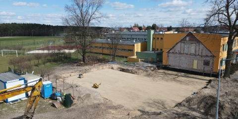 Rozbudowa szkoły w Rogalinku
