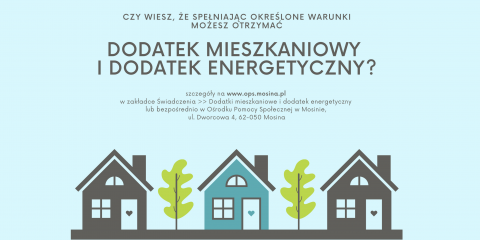 Dodatek mieszkaniowy i energetyczny