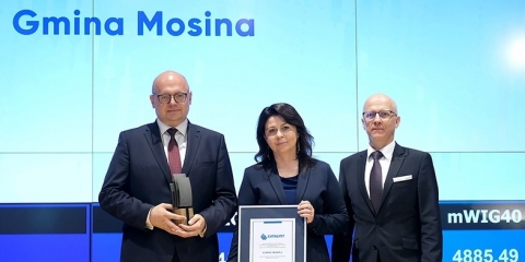 Debiut Gminy Mosina na giełdzie