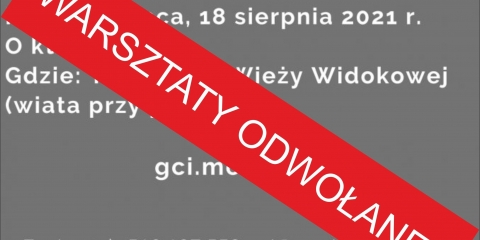 Warsztaty odwołane