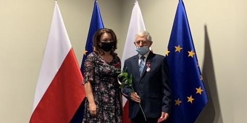 Erazm Walkowiak odznaczony przez Prezydenta RP