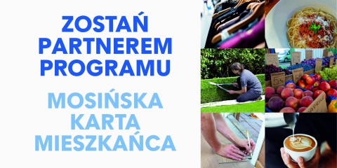Zostań partnerem programu Mosińska Karta Mieszkańca