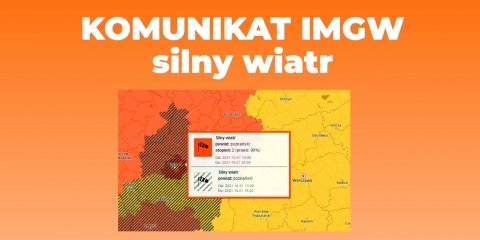 Komunikat ostrzegawczy IMGW
