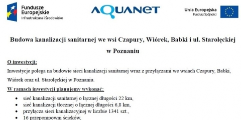 Budowa kanalizacji sanitarnej 