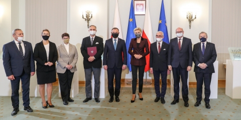 Uroczystość w Belwederze