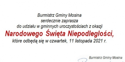 Narodowe Święto Niepodległości 11 listopada 2021