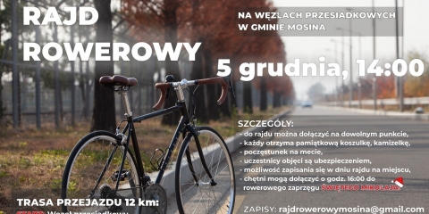 Rajd rowerowy po węzłach przesiadkowych