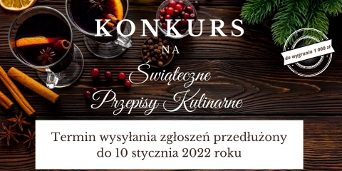 Konkurs na przepisy kulinarne przedłużony