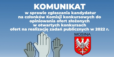 Zgłoszenia przedstawicieli NGO do komisji oceniającej oferty