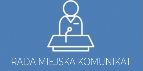 Komunikat Rady Miejskiej w Mosinie