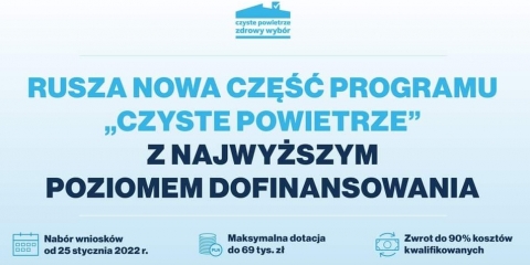 Nowa część programu "Czyste Powietrze"