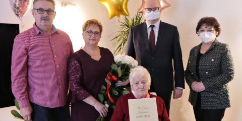 Najlepsze życzenia dla 100-latki z Krosna