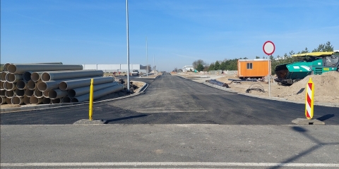 Budowa ulicy Lema w Mosinie