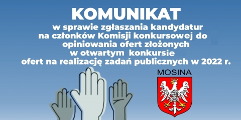 Informacja dla organizacji pozarządowych