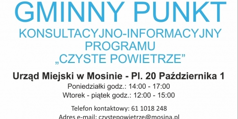 Zmiana funkcjonowania punktu "Czyste Powietrze"