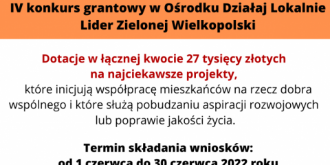 Konkurs Działaj Lokalnie 2022