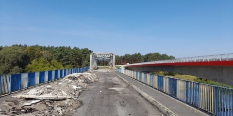 Sterowanie ruchem na moście w Rogalinku