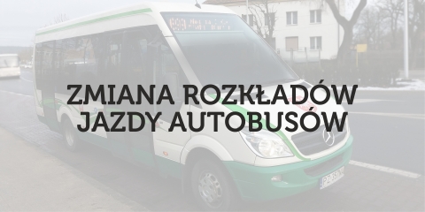 Zmiana rozkładu jazdy