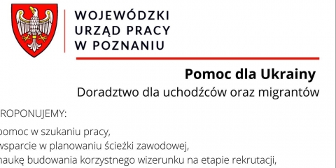 Pomoc dla Ukrainy- doradztwo dla uchodźców i migrantów