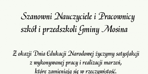 Dzień Edukacji Narodowej