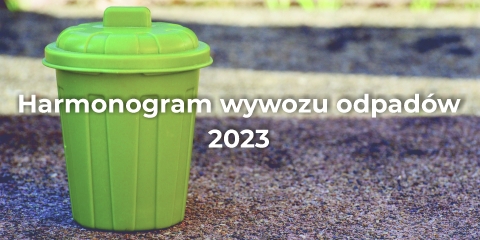 Harmonogram wywozu odpadów 2023