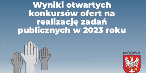 Wyniki otwartych konkursów ofert na realizację zadań